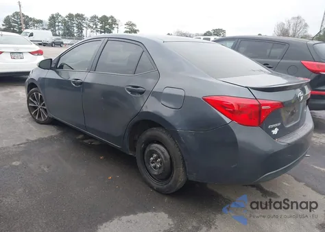 2017 Toyota Corolla Se from USA, damaged, VIN 2T1BURHE8HC870744